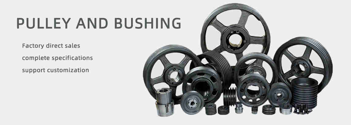 7/16 Inch Cast Iron Key Sleeve Accessory Black-Phosphated QD Type JA 1-1/8 Taper Lock Bush Spline Shaft Flange Black-Phosphated