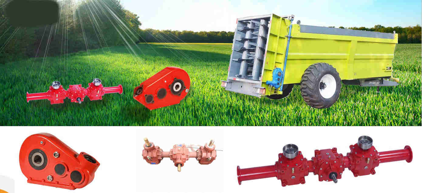 High Quality Fertilizer Seeder Gearbox square Speed Reducer Fertilizer Seeder Gear Drive Gearbox for Fertilizer Broadcaster