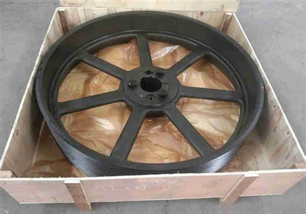 Economical Custom Design 8V Series Cast Iron Eight-Groove QD Sheaves American Standard Pulley for 8V Belts