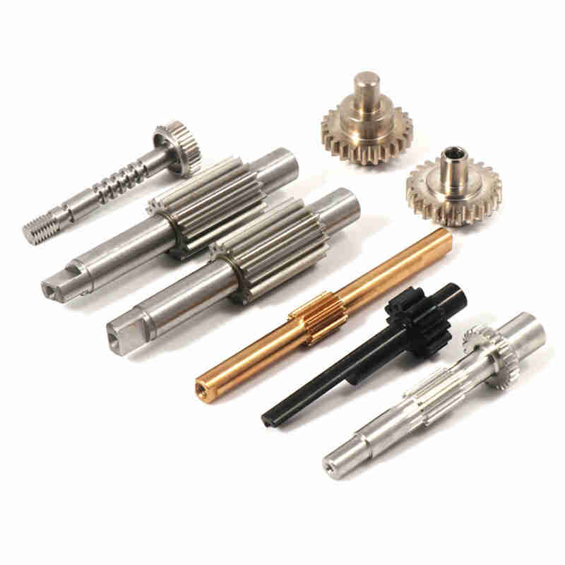 Bronze Worm Shaft and Mini Worm Gear for Winch