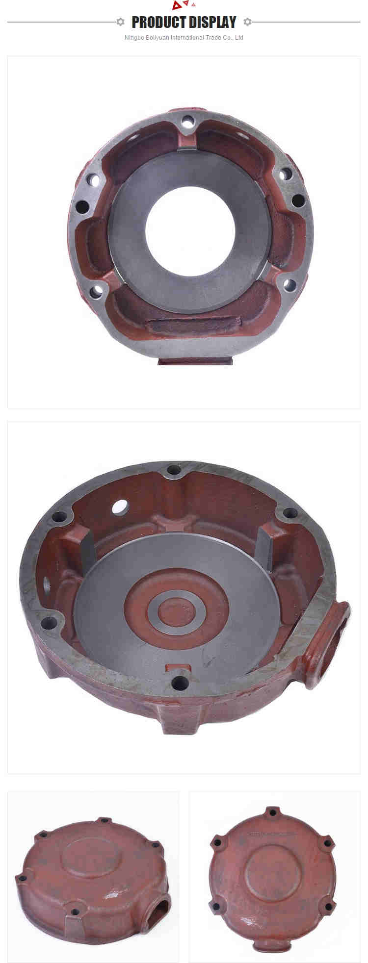 MTZ80 Tractor Spare Parts Brake Part Red Iron Brake Shell 503502035 MTZ Brake Cover