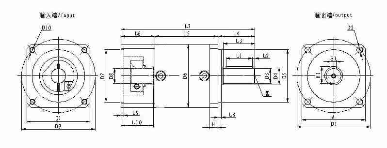 Precision Single Stage Two Stage Multi Stage Inline Planetary Gearbox