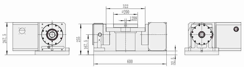 RTS-200 Cnc 5 Axis Machining Center Accessories for Numerical Control Machine