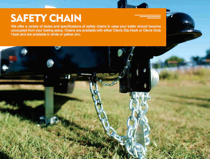 1BJY-SC-04 New Safety Chain 7000lbs Capacity with 17/32 Inch S Hook Trailer Parts and Accessories