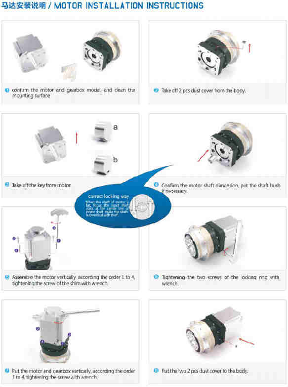 High Precision Planetary Reducer FAD Series Speed Reducer Epicyclic Reduce  Planetary Gearbox High Precision Planetary Gearbox