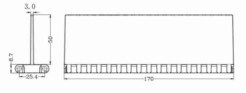 1000 Series Grid Linear Run Corrosion-Resistant Plastic Top Chain Conveyor Mesh With Check Rails