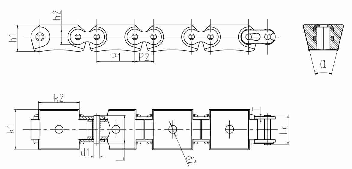 Agricultural Machinery Chains for Plastic Film Recycling Machinery