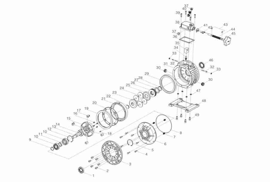UDL Speed Variator  Reducer Filter Rotary Cutter Lawn Mower Right Angle Gearbox Three Phase Induction Gearhead Gearbox