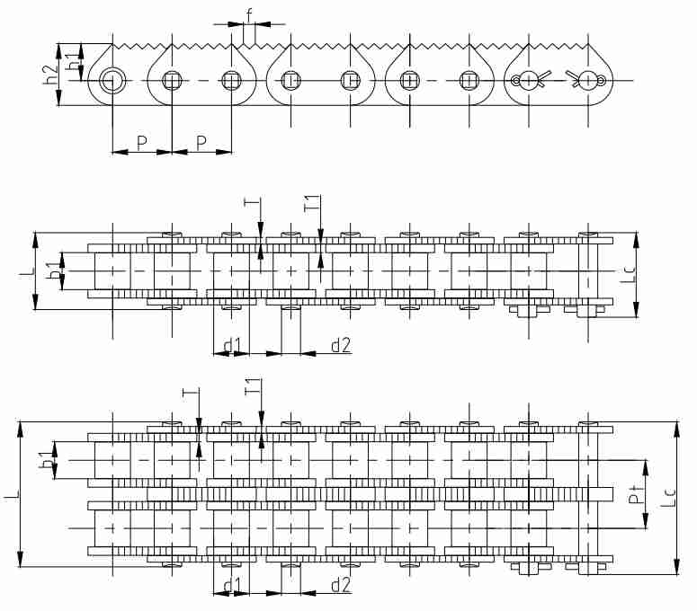 Agricultural Spare Parts Logging Machinery Chains for Sale