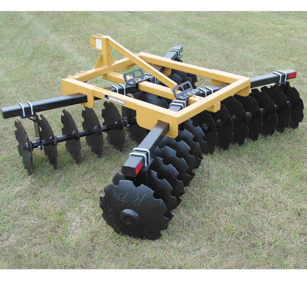 1BZD Series Agricultural Equipment 12 Pcs Hydraulic Opposed Heavy Duty Disc Harrow for Compact Tractor