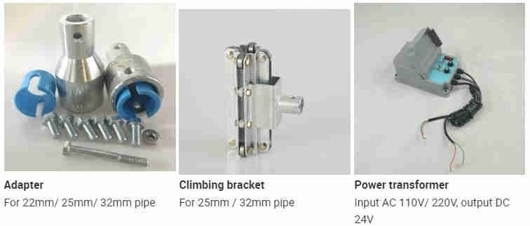 Electric Film Reeler Roll up Units Winch for Electric Film Reel  for Poly Film Greenhouse Ventilation