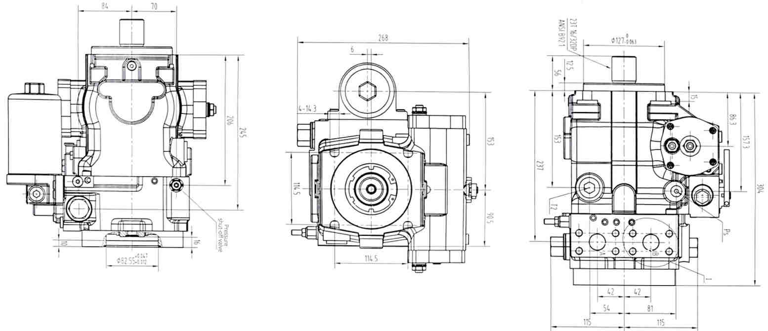 G4VG90HW Series Agricultural Machinery Parts Hydraulic Pump for Corn Machine Wheel Type Longitudinal Flow Harvester