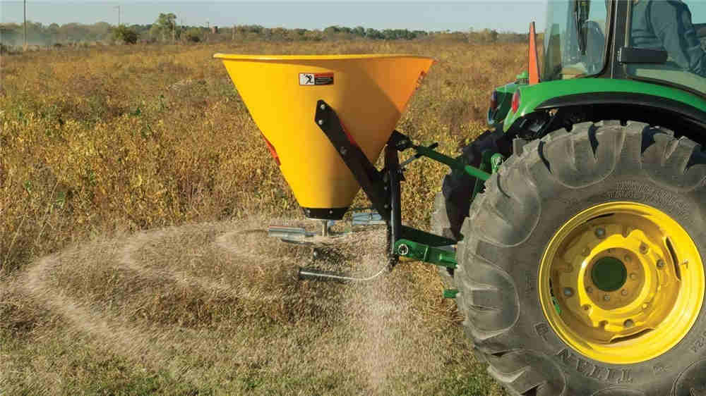 grass seed with spreader /tractor driven sand spreader /fertilizer spreader parts