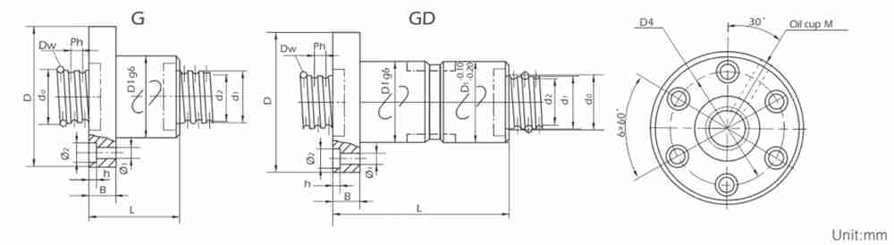 China Factory Set Miniature Ball Screw for Wholesales