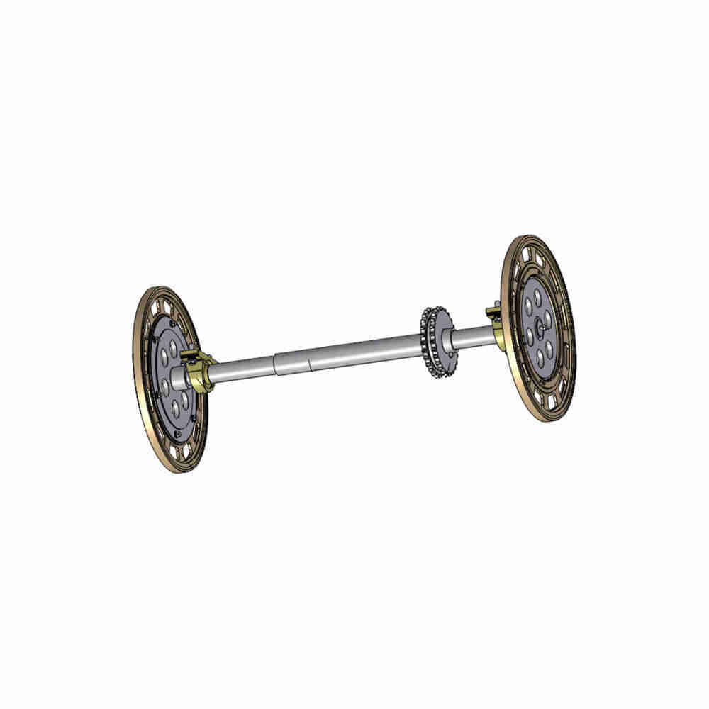 Chains and Sprockets Drive Shaft Escalator