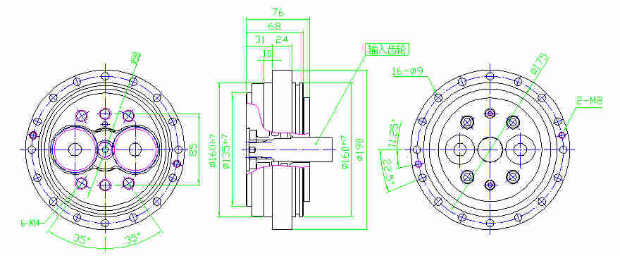 RV-E Series RV Robot REDUCER Reduction Gearbox Trc Gear Box Drive Transmission Robot Gearbox