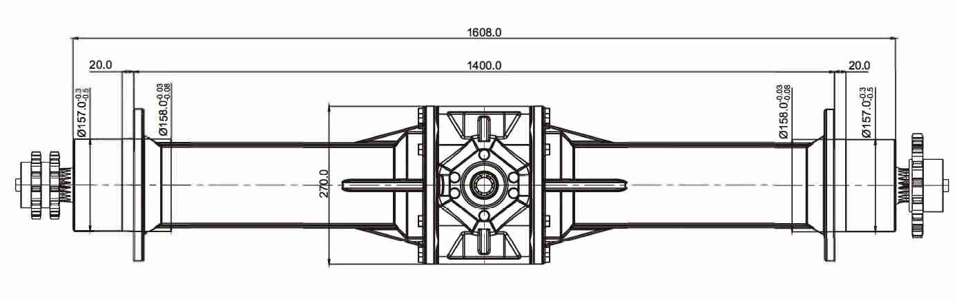 Agricultural Machinery Gear Drive round Baler Speed Reducer Gearbox for round Baler and Harvester
