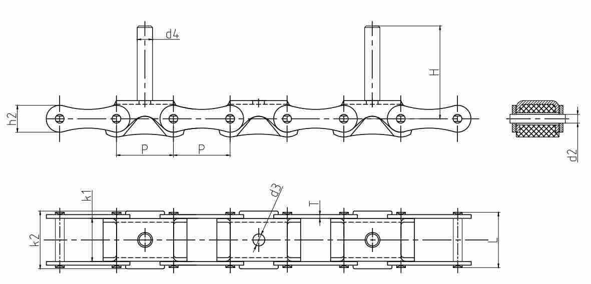 Agricultural Machinery Chains for Plastic Film Recycling Machinery
