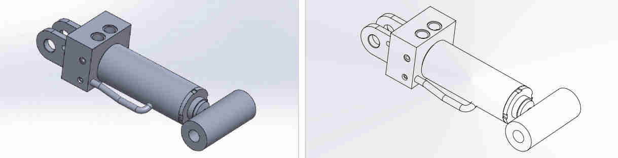 HCYY11112008 Good Quality Professional Factory 16kg Upper Leveling Hydraulic Cylinder for Aerial Work Vehicles