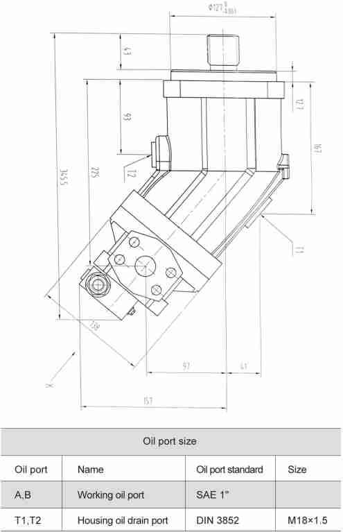 G2FM80 Series Self-propelled Cotton Harvester and Baler Parts Constant Displacement Motor Hydraulic Motor for Corn Machine