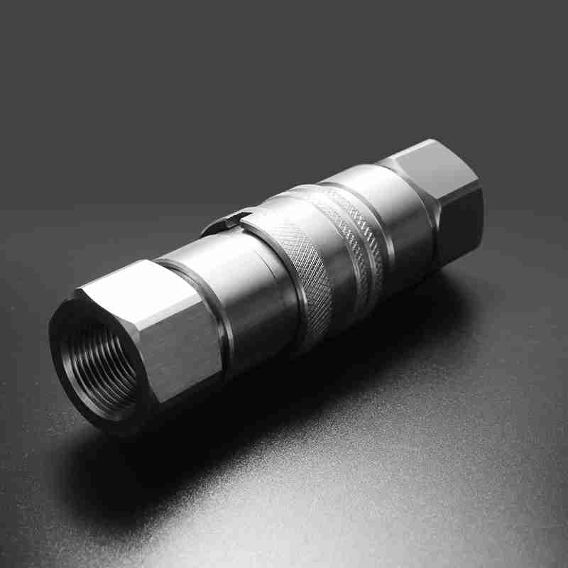(ISO16028) Flat Face 3/8 Inch BSP/NPT Thread  Steel/Stainless Steel Quick Connect Fluid Coupling &flat Faced Hydraulic Coupler