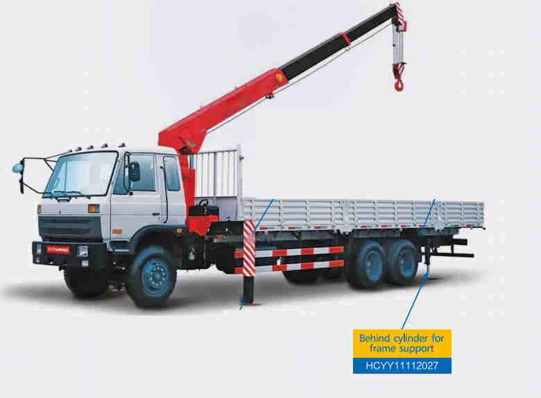 HCYY11112027 Good Quality Professional Factory 24kg Behind Hydraulic Cylinder for Truck Crane Vehicle Frame Support