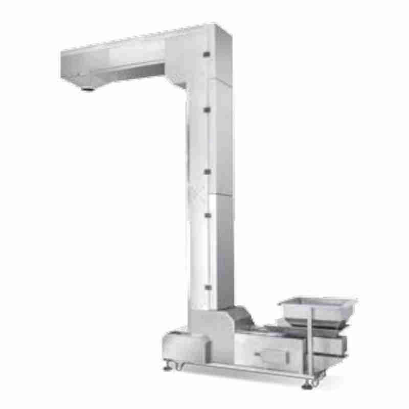 Z Type Material Elevator for the Lifting for Frangible and Non-Frangible Material
