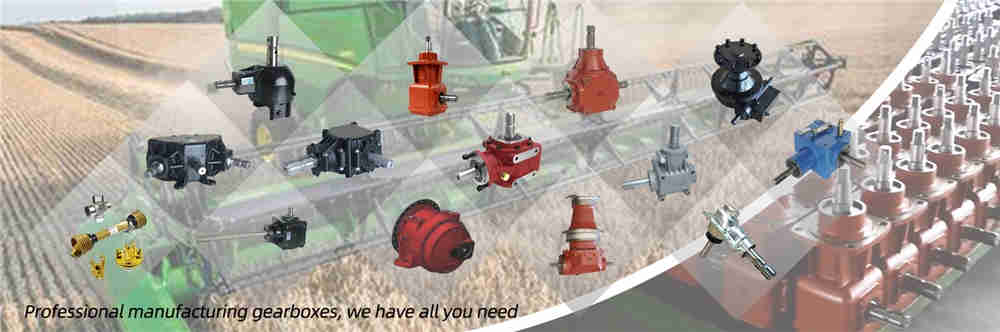 Promotional Various Durable Using Rotary Cutter Gearbox 50HP Bevel Gear High Rpm