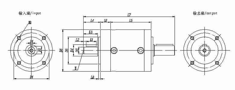 EPL Double Shaft Helical Planetary Gearbox