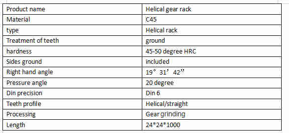 China Manufacturer CNC Stainless Steel Linear Gearrack Rack and Pinion Steering