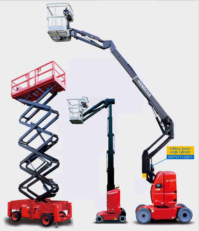 HCYY11112011 Good Quality Professional Factory 137kg Folding Boom Angle Hydraulic Cylinder for Aerial Work Vehicles
