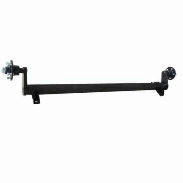 Small Trailer Axle750kg Agricultural Square Trailer Axle for Sale