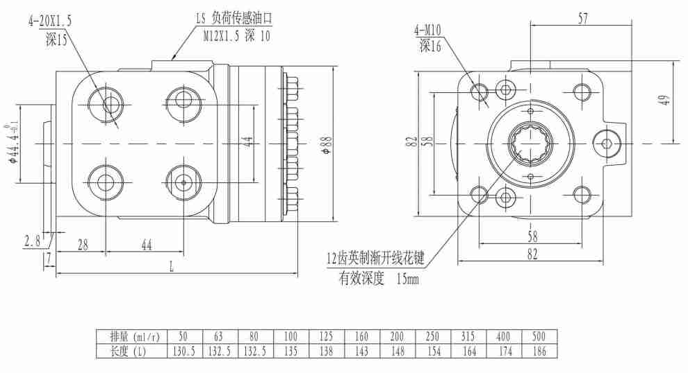 Integral S60 Series SCU Hydraulic Steering Control Unit