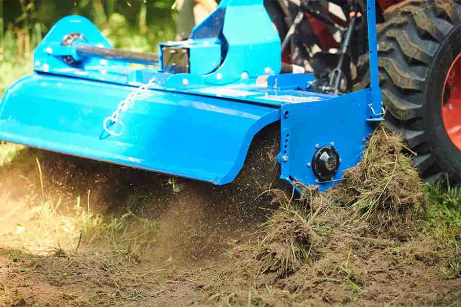 Agricultural Tractor Link Used 7 ft Rotary Tiller for Sale