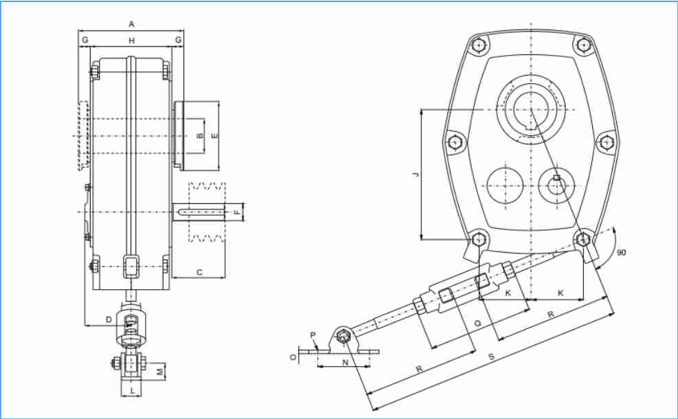 SMR Shaft Mounted Gear Speed Reducer
