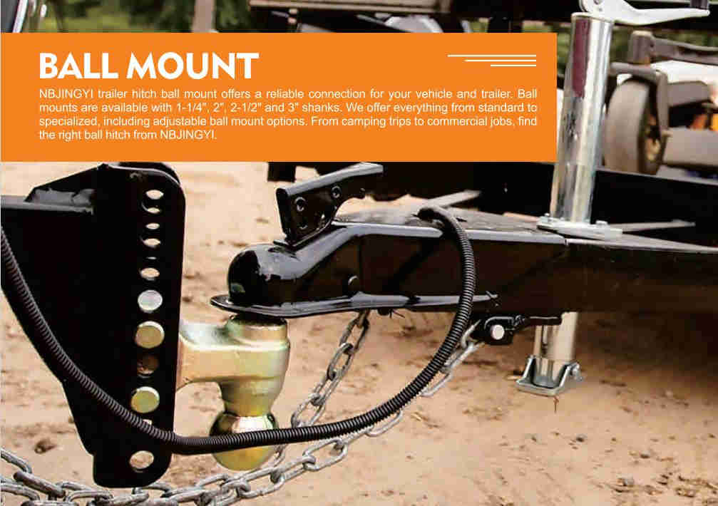 1BJY-HM-59 New Trailer Parts and Accessories Multi-Ball Mount with Clevis Hook Capacity 2000/6000/10000lbs Trailer