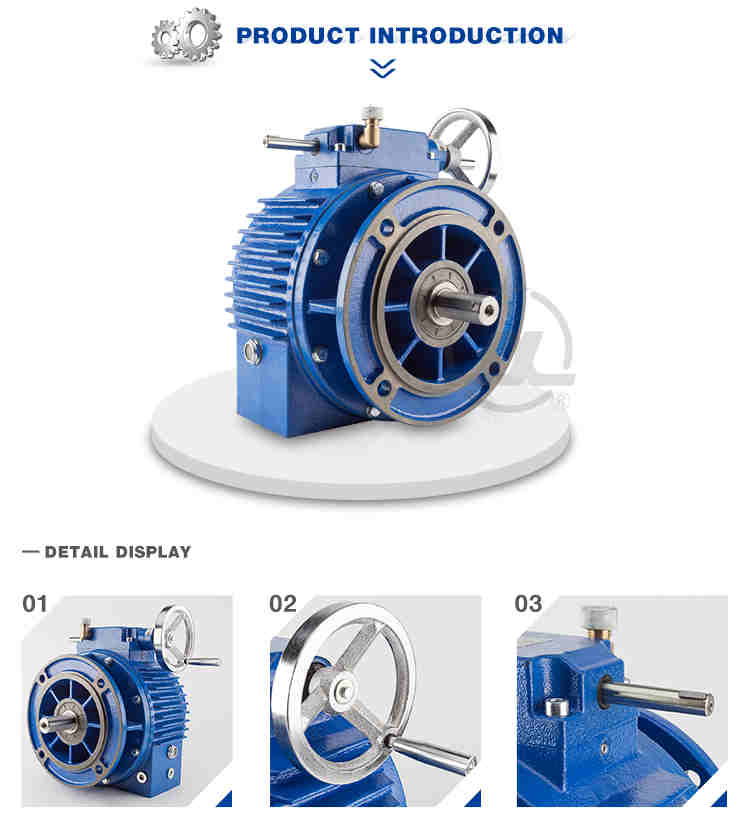 Good Price Aluminium Variable Speed Reducer Electric High Rpm Reduction Worm Motor Gearbox Type