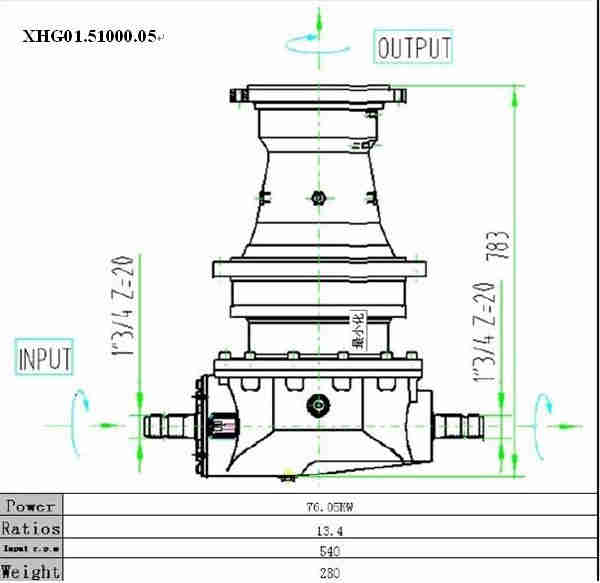 XHG01 Series Planetary Reduction Gearbox