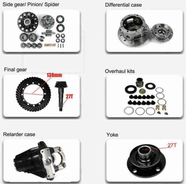 Rear Differential Lock Parts Accessories Fit for To-yota Land Cruiser FZJ80 70 73 74 75
