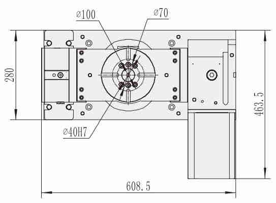 RTS-170 Cnc Machining Center 5 Axis Accessories for Numerical Control Machine