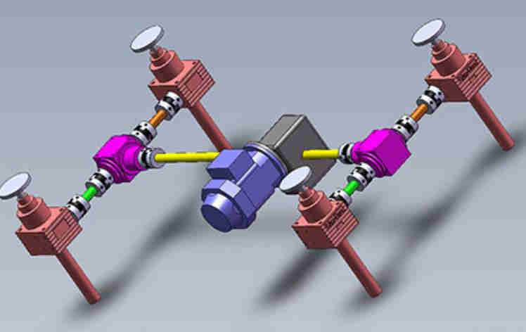 Hot Sale T Series Spiral Bevel Gear Steering Device T2 T4 T6 Auto Steering Gear for Agriculture