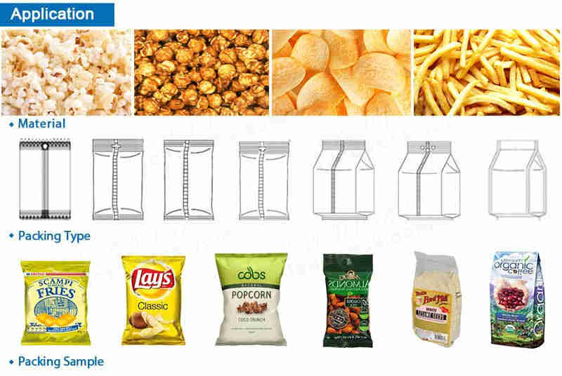 Full Automatic Weighing Packing Machine for Easily Broken Bulk Goods Packaging