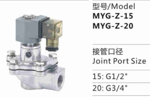 Durable Using MYG Series MYG-Z-15 Electromagnetic Pulse Valve