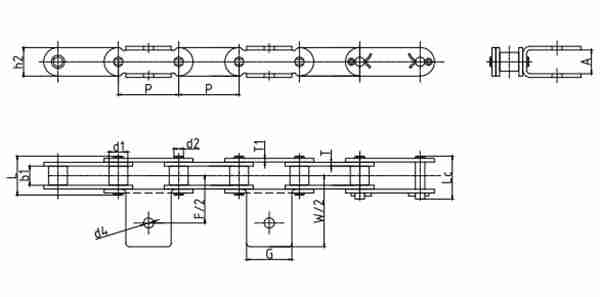 Good Quality Agricultural Machinery Chains for Sugar Cane Harvester