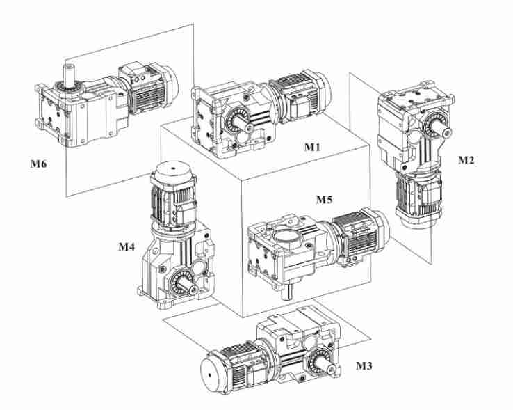 Multifunctional Helical Gearbox 90 Degree Box K Series Bevel Gear Drive Speed Reducer with Low Price