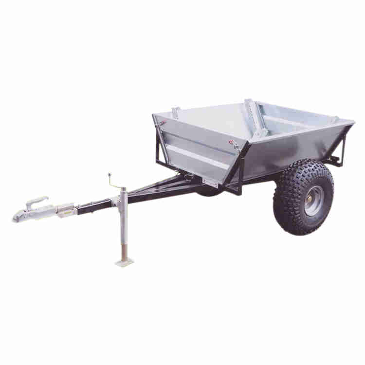 High Quality Stainless Steel Fuel Tank Box Trailer Fashion Type ATV Trailer