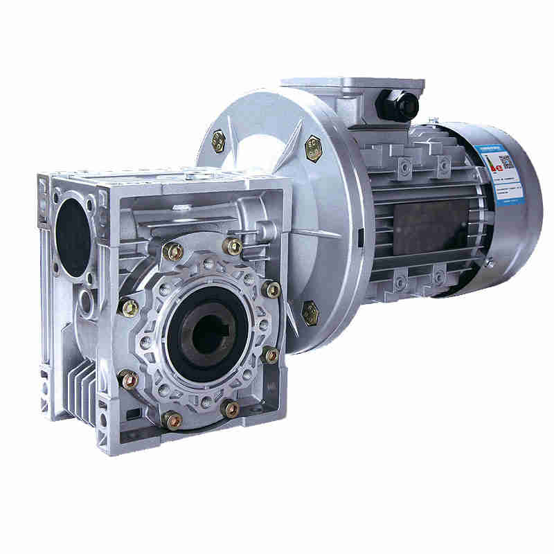 Hot Sale NMRV50 Worm Gear Reducer Worm Gearbox Speed Ratio 5 7.5 10 Gear Motor for DC or AC Motor