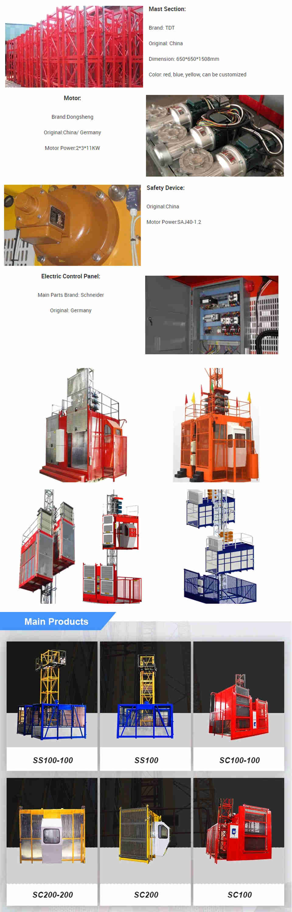 Construction Elevator Reducer Lift Gearbox Speed Reducing Bush Ac Motor Cycloidal Mechanical Maintenance High-power Planetary