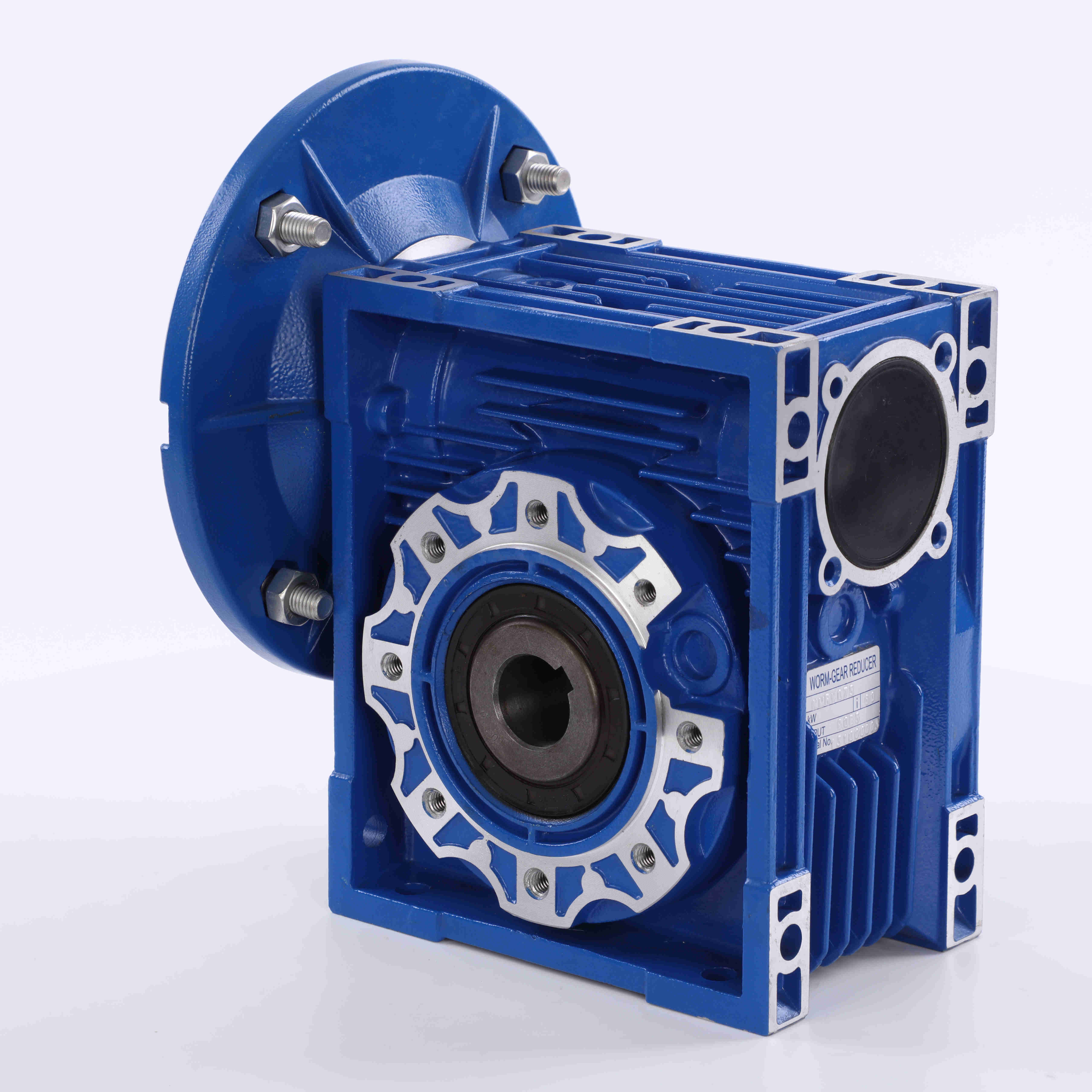 B5 Flange Worm Aluminum Electric Motor Gear Box Nmrv75 Speed Reducers Gearbox for Tower Crane