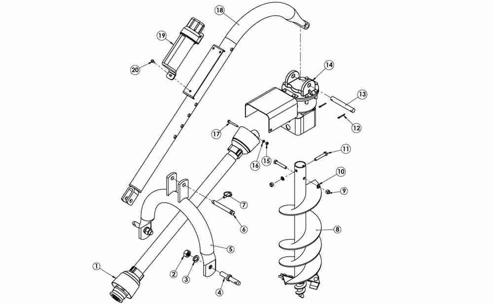 Model 400 3 Point Post Hole Digger for Compact/Sub-Compact/Cat 0 Tractors